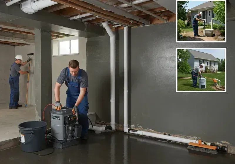 Basement Waterproofing and Flood Prevention process in Otis Orchards-East Farms, WA